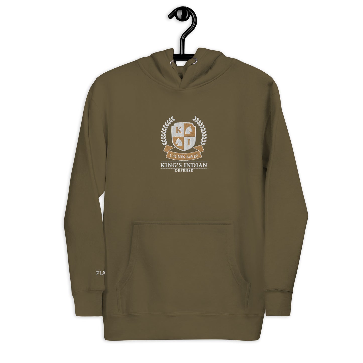 King's Indian Heritage Hoodie Military Green