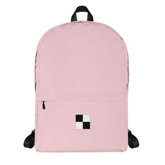 Four Squares Kids Backpack Light Pink