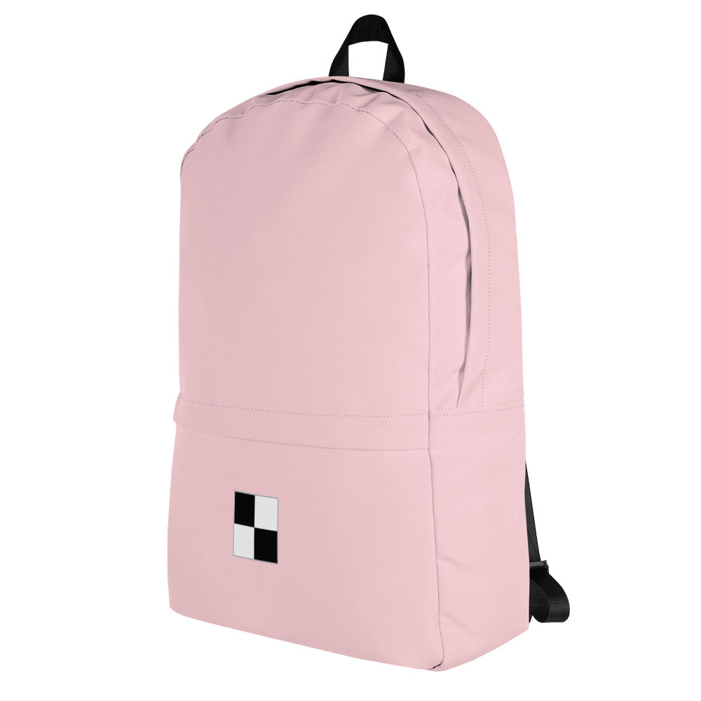 Four Squares Kids Backpack Light Pink