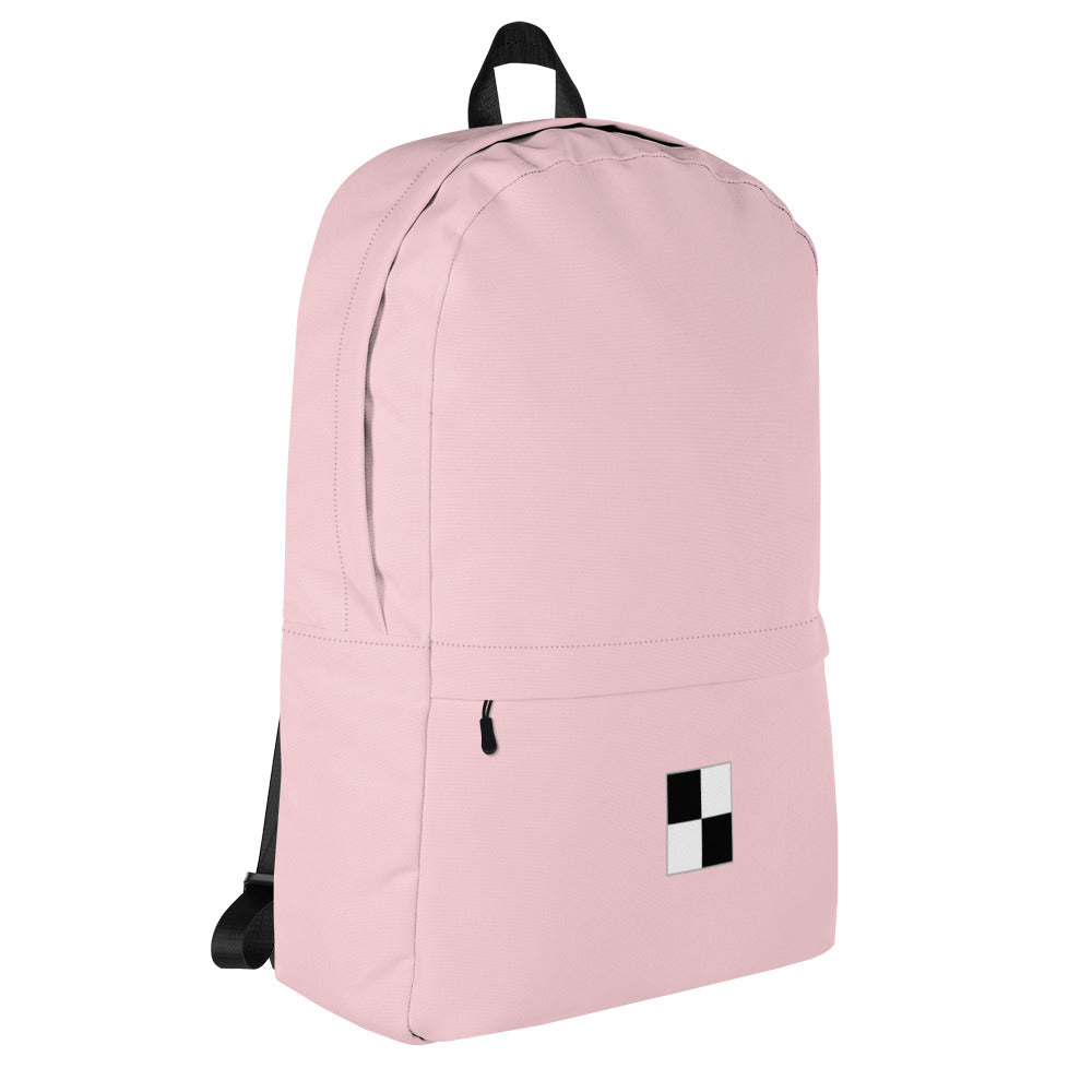 Four Squares Kids Backpack Light Pink