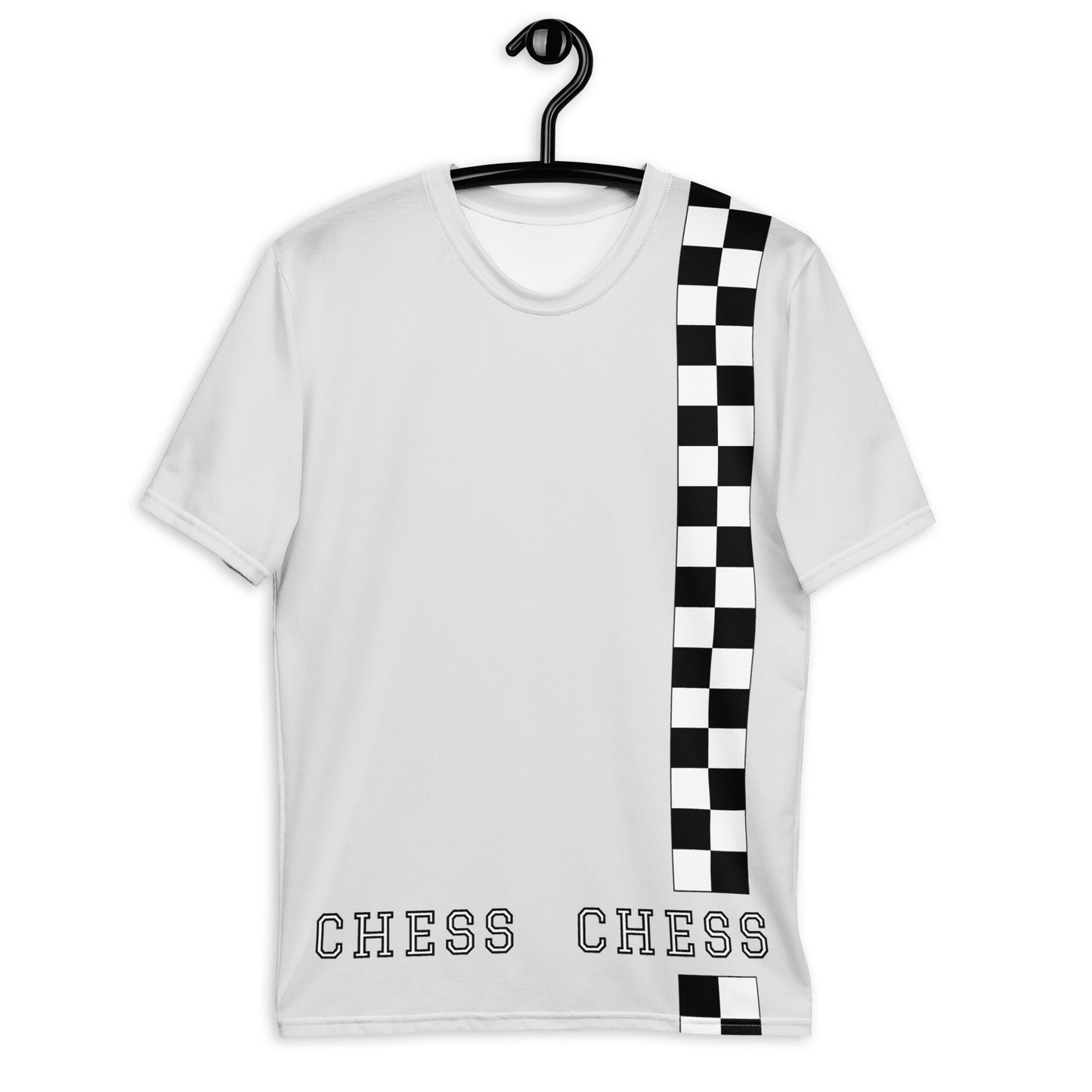 Chess N Squares Tee Light Grey