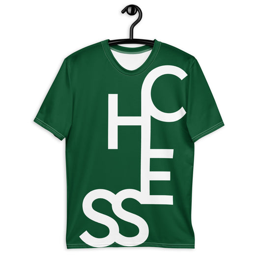 Chess Letters Men Tee Green