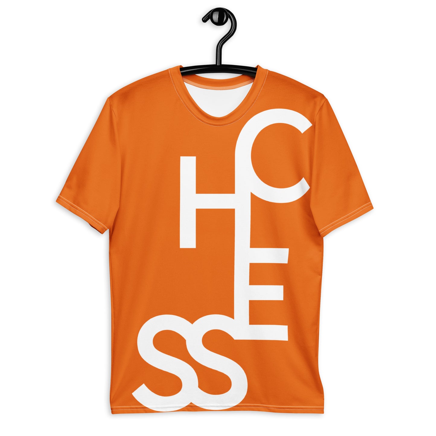 Chess Letters Men Tee Orange