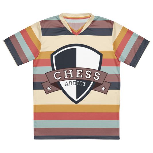 Chess Addict Striped Jersey Tee
