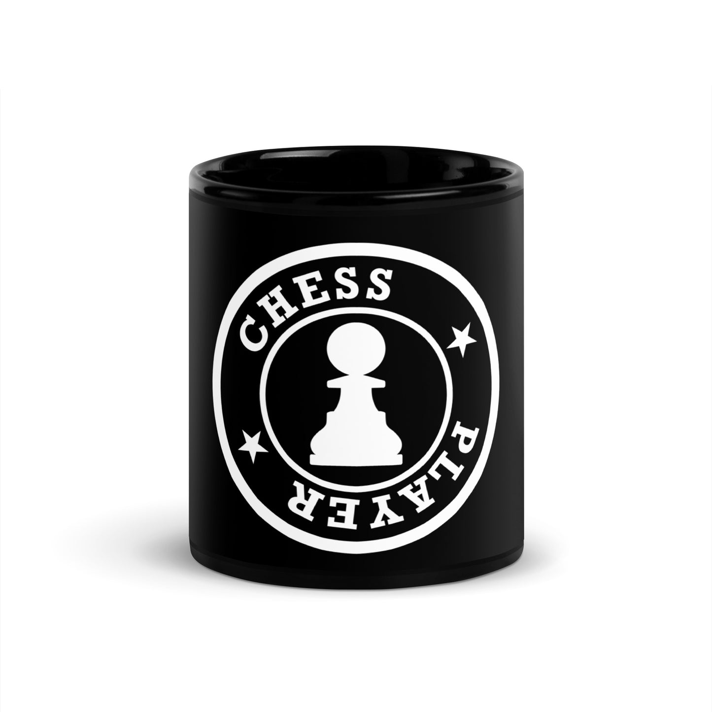 Chess Player Mug 11oz Glossy Black