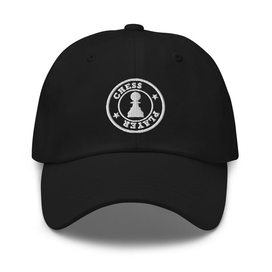 Chess Player Logo Classic Cap Black