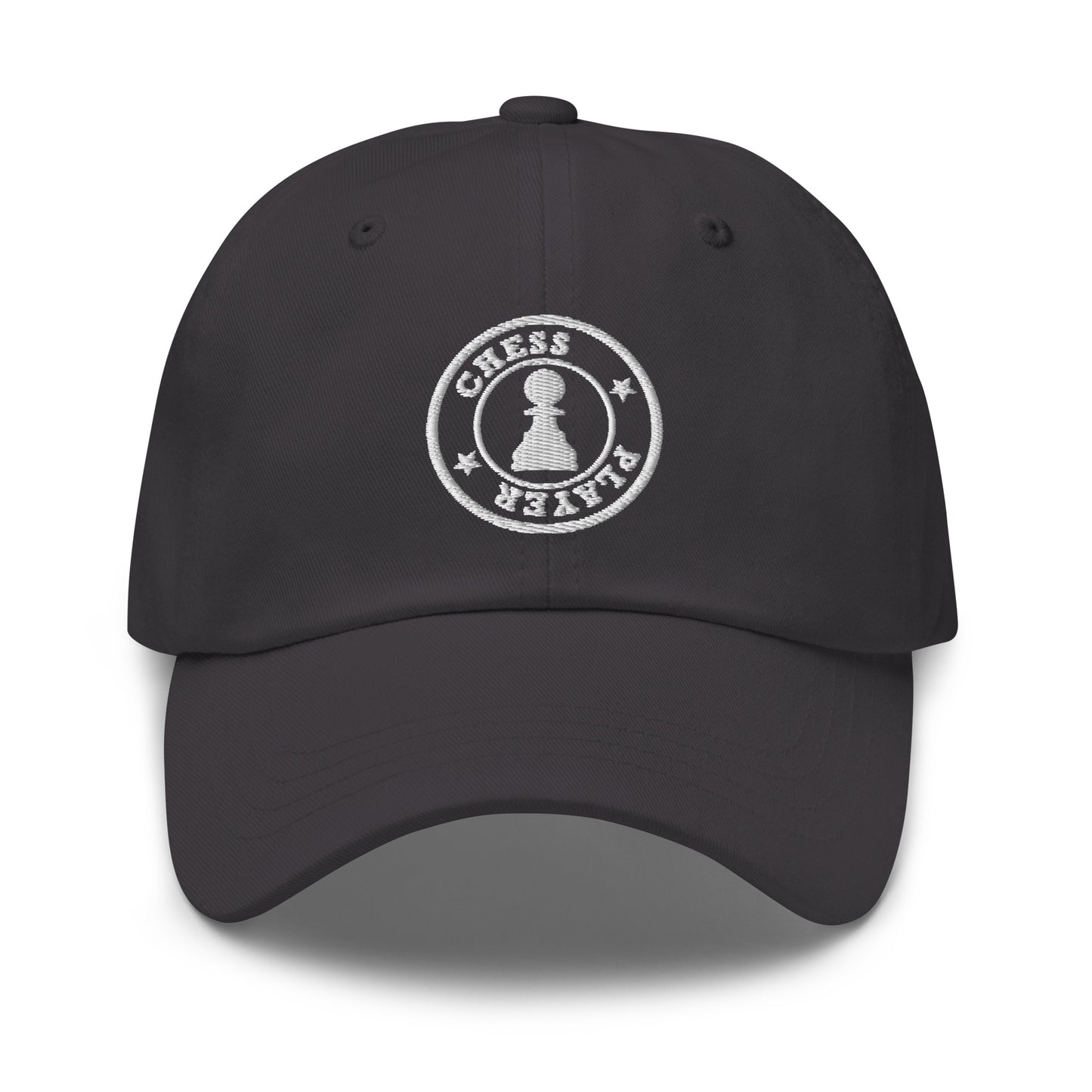 Chess Player Logo Classic Cap Dark Grey