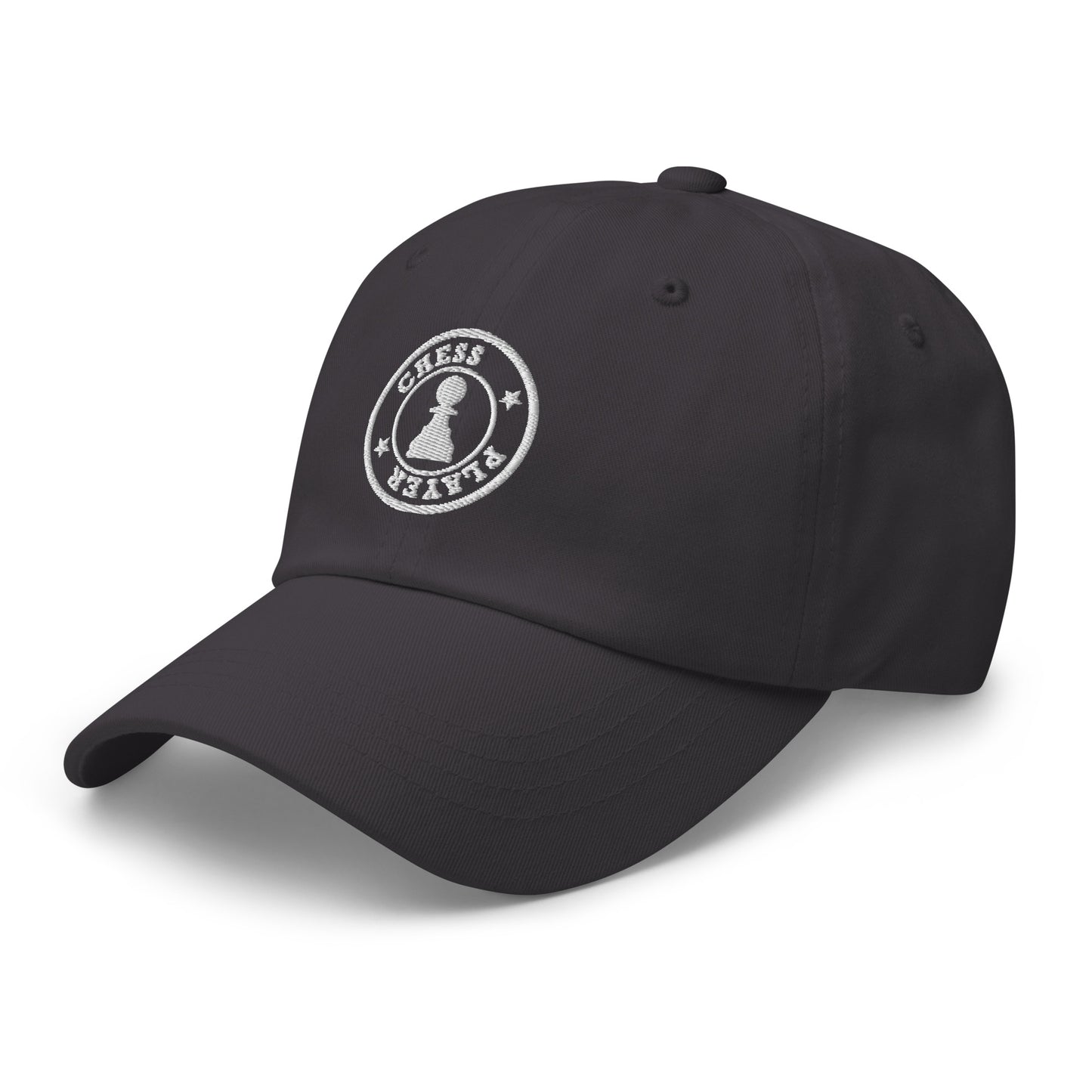 Chess Player Logo Classic Cap Dark Grey