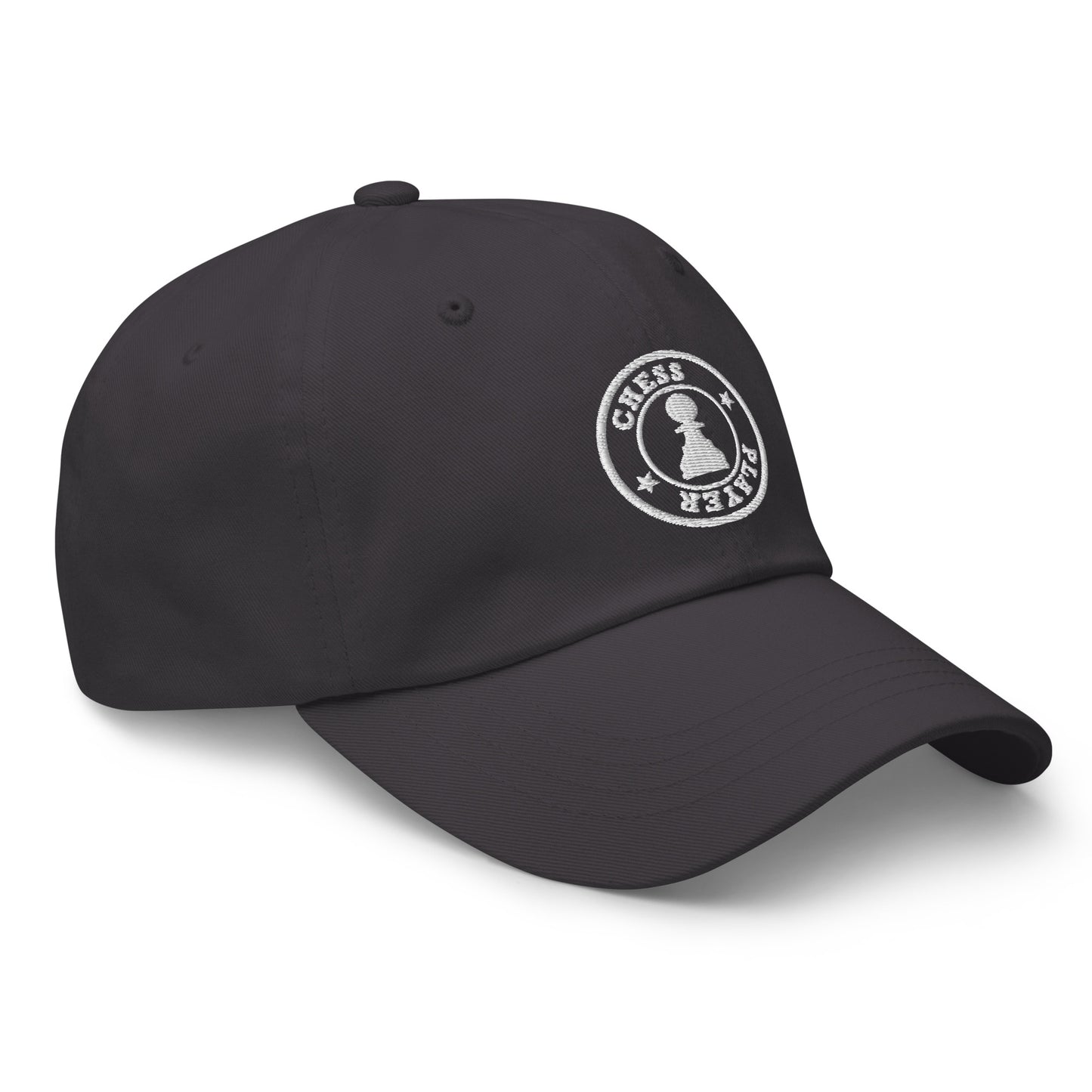 Chess Player Logo Classic Cap Dark Grey