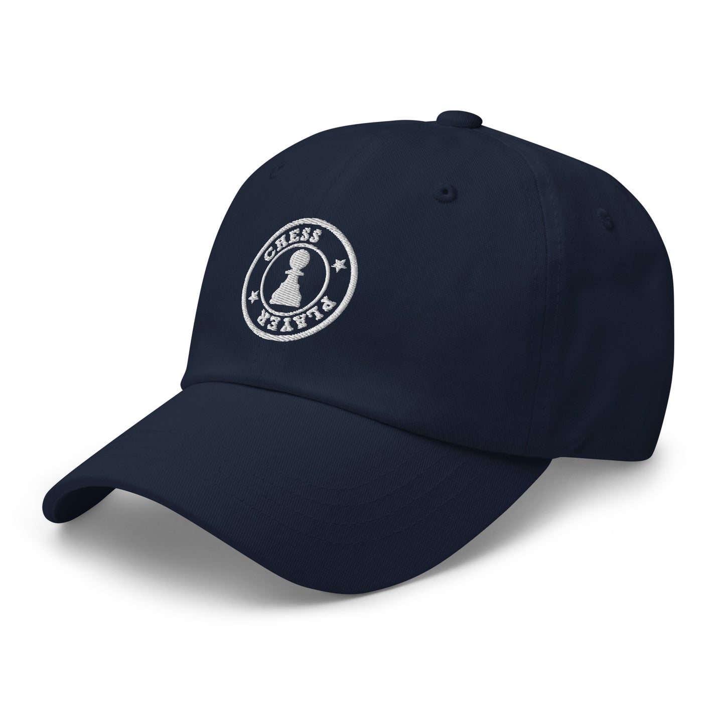 Chess Player Logo Classic Cap Navy Blue