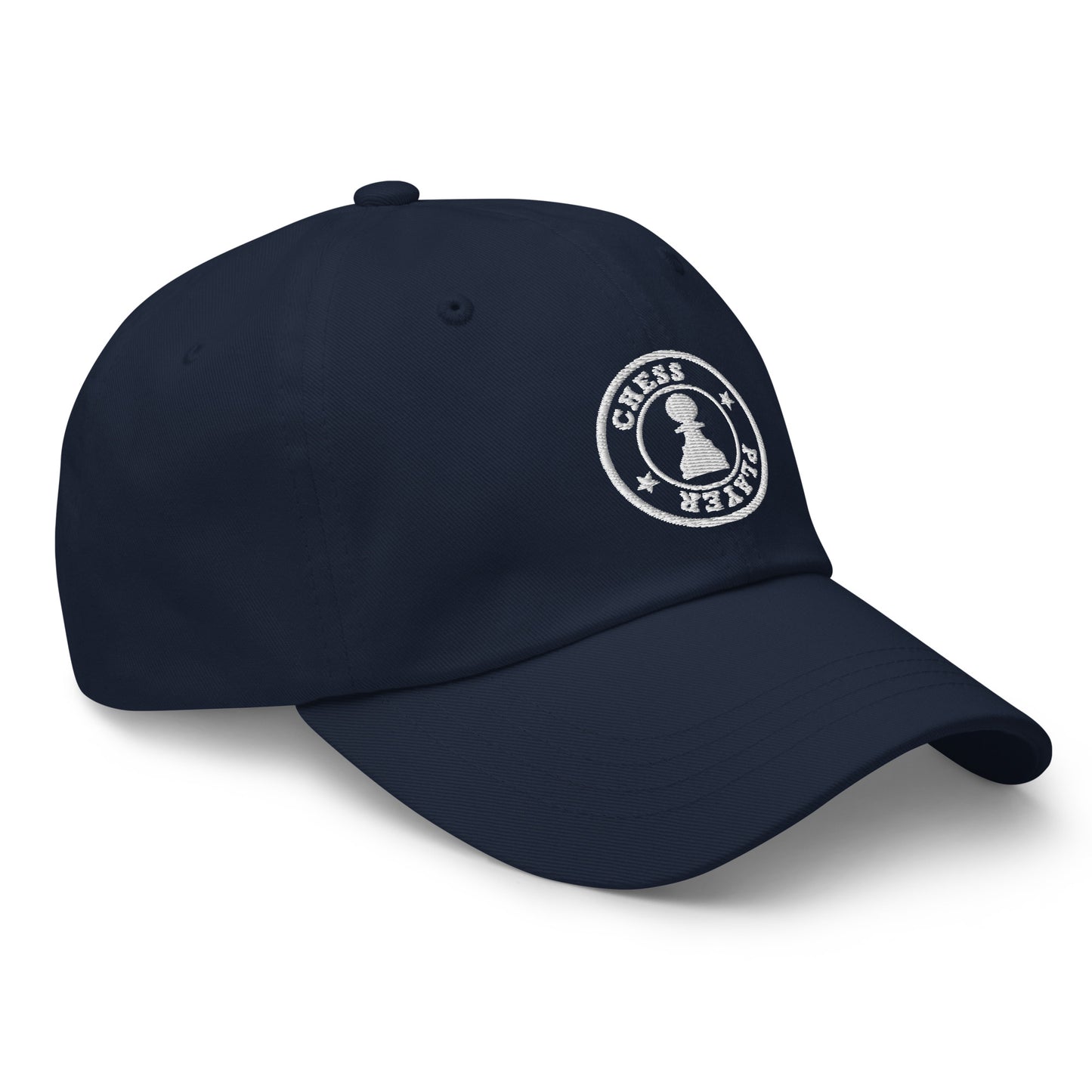 Chess Player Logo Classic Cap Navy Blue