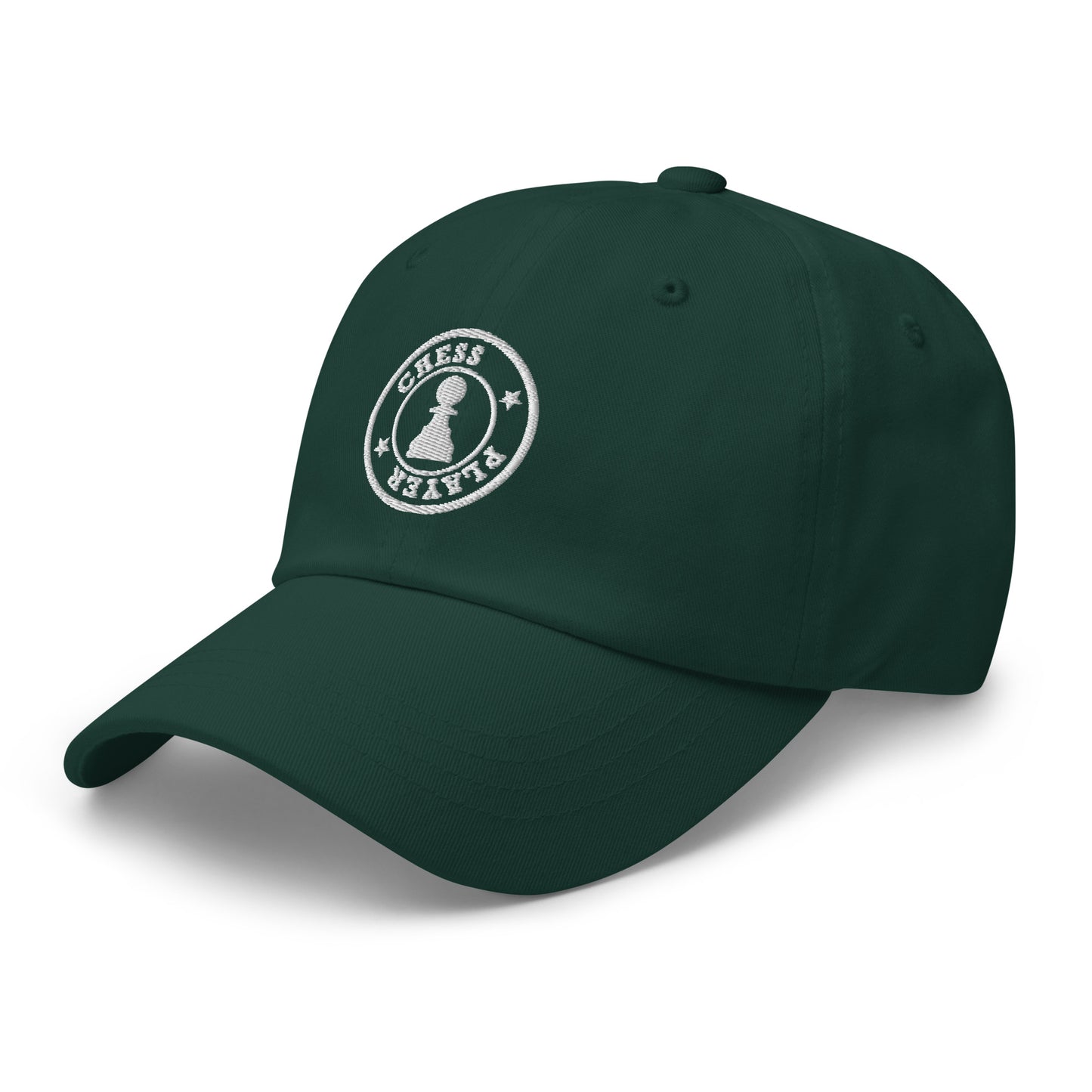 Chess Player Logo Classic Cap Dark Green