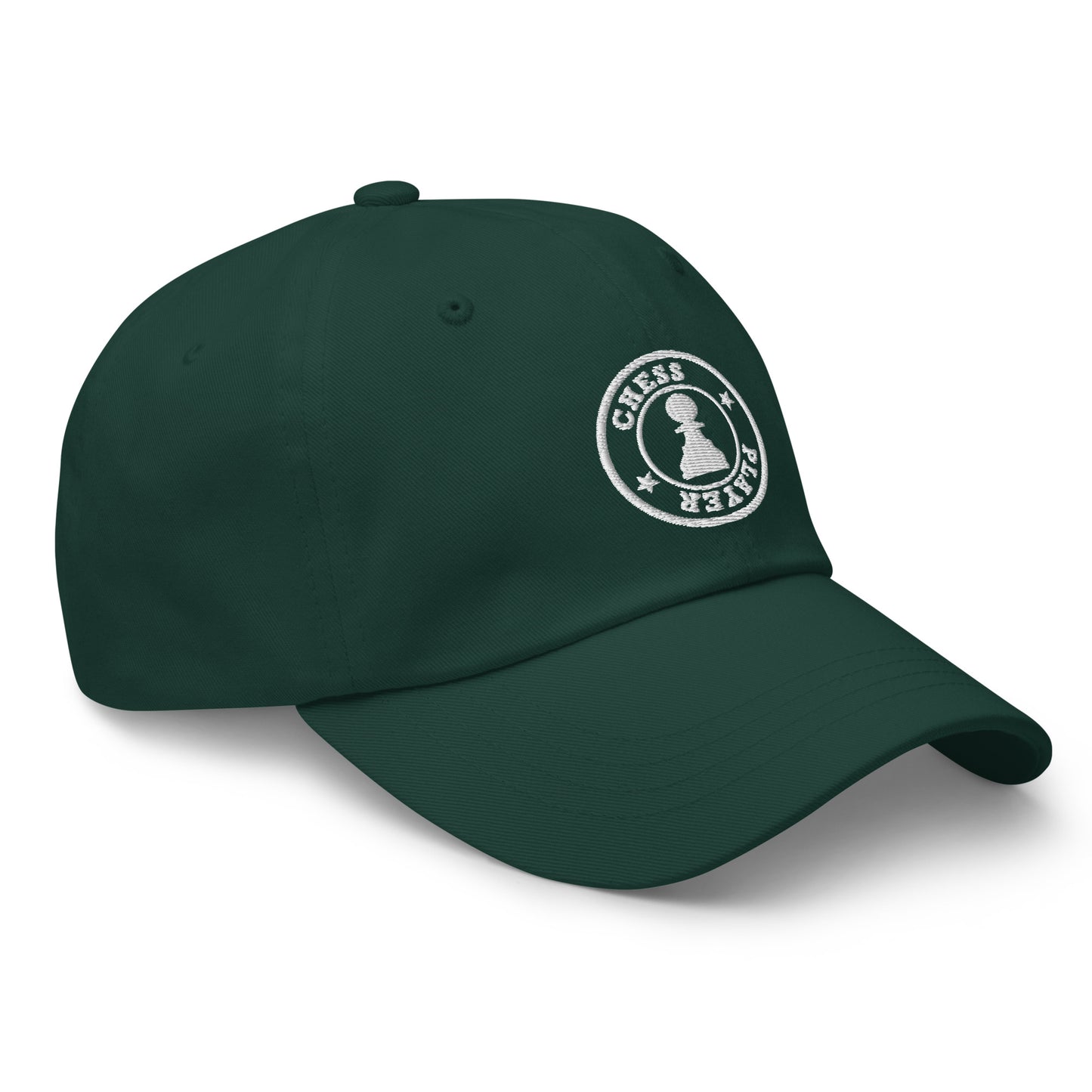 Chess Player Logo Classic Cap Dark Green