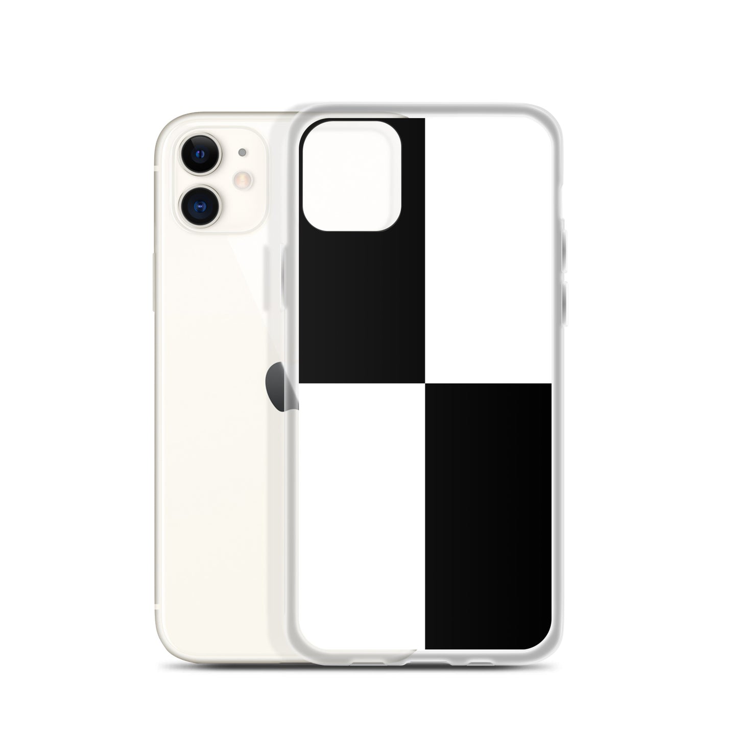 Checkered iPhone® Clear Case