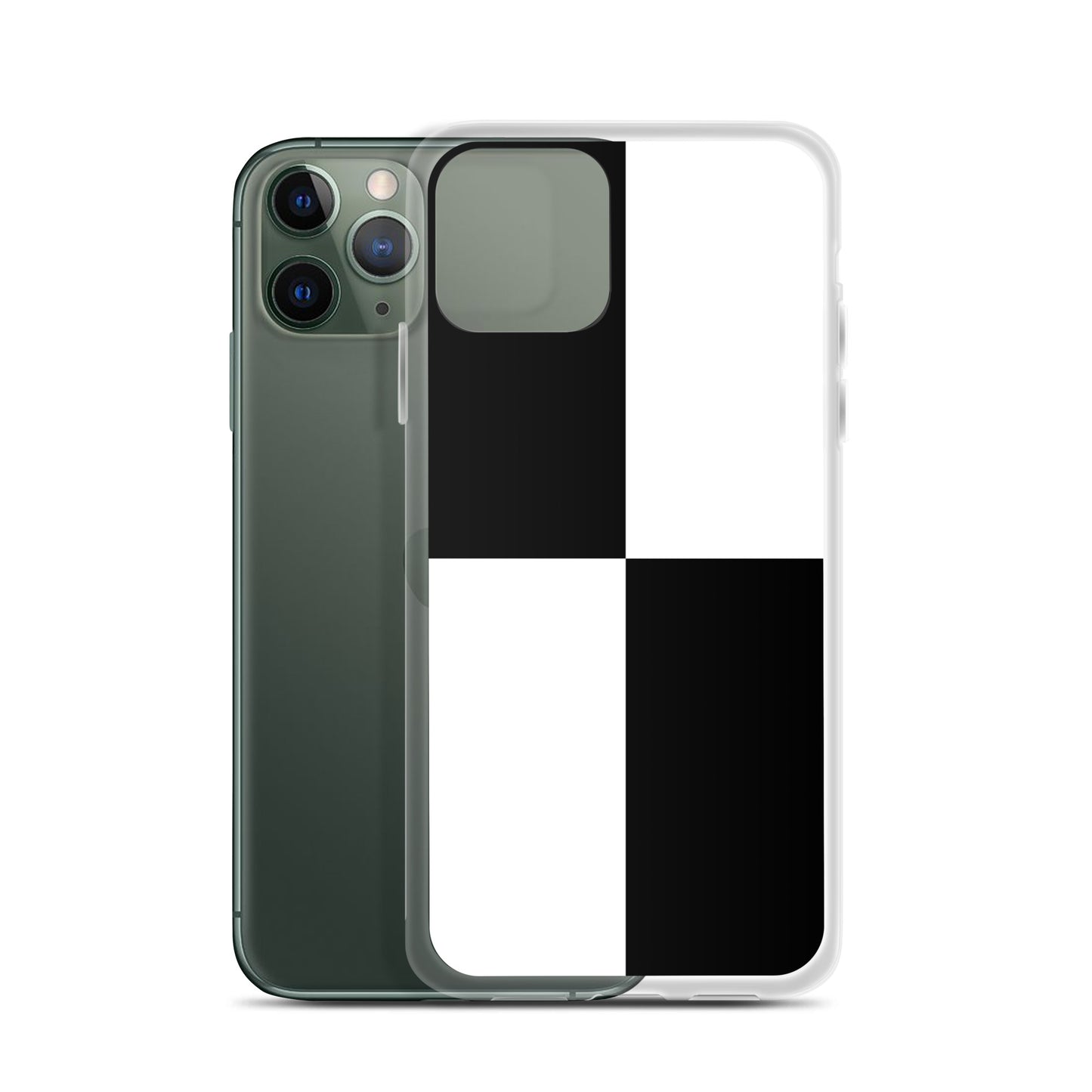 Checkered iPhone® Clear Case