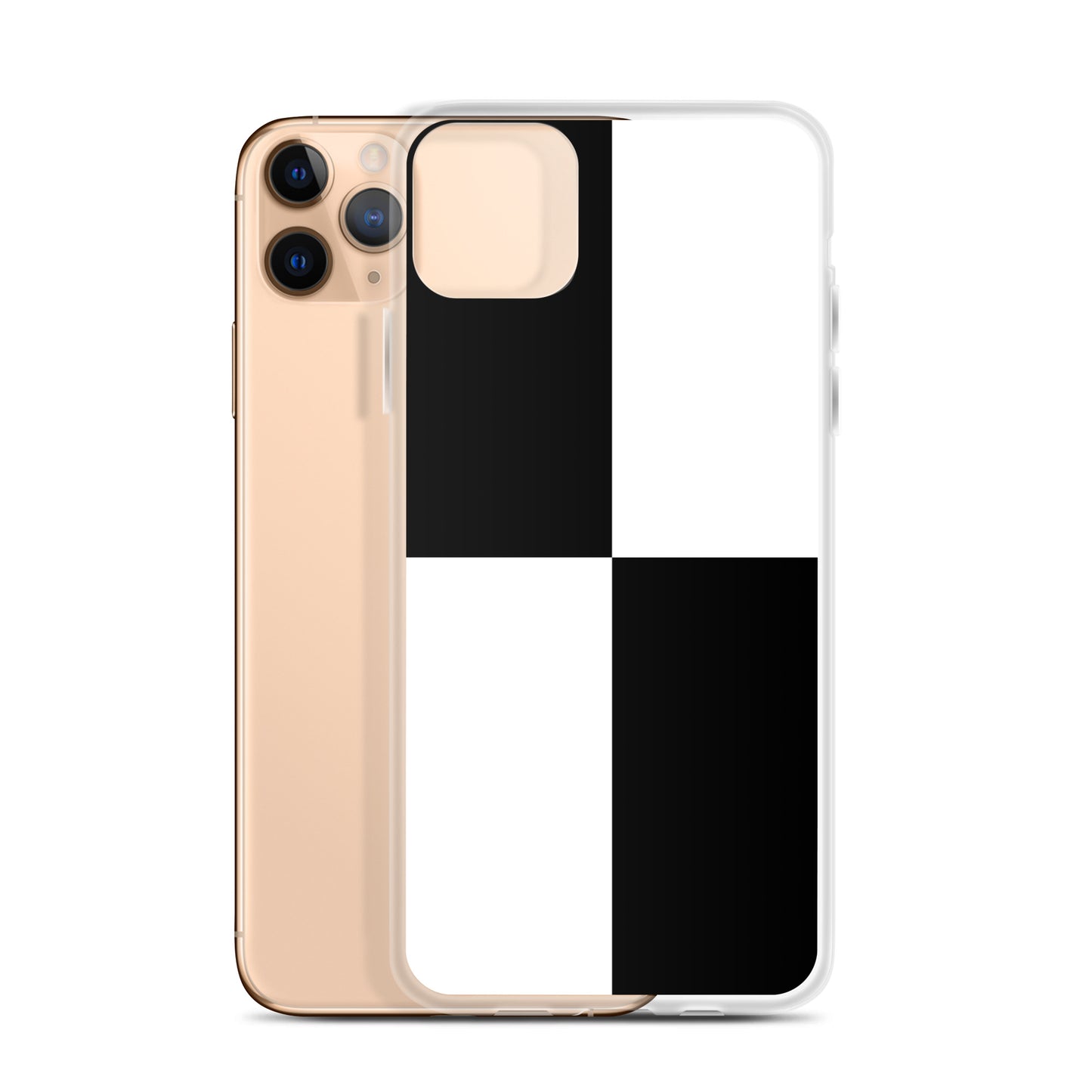 Checkered iPhone® Clear Case