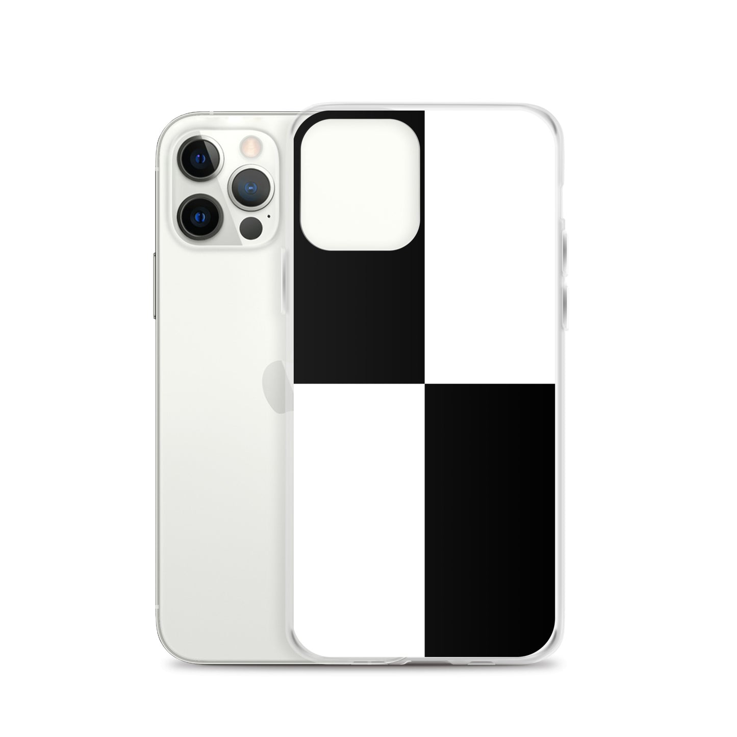 Checkered iPhone® Clear Case