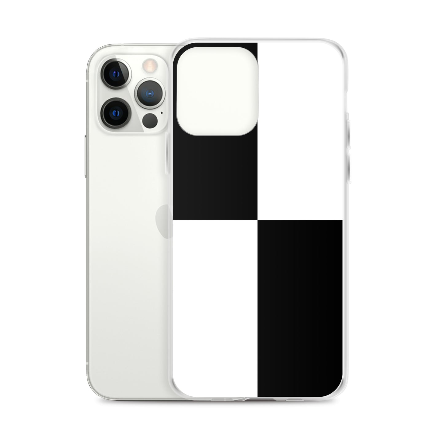 Checkered iPhone® Clear Case