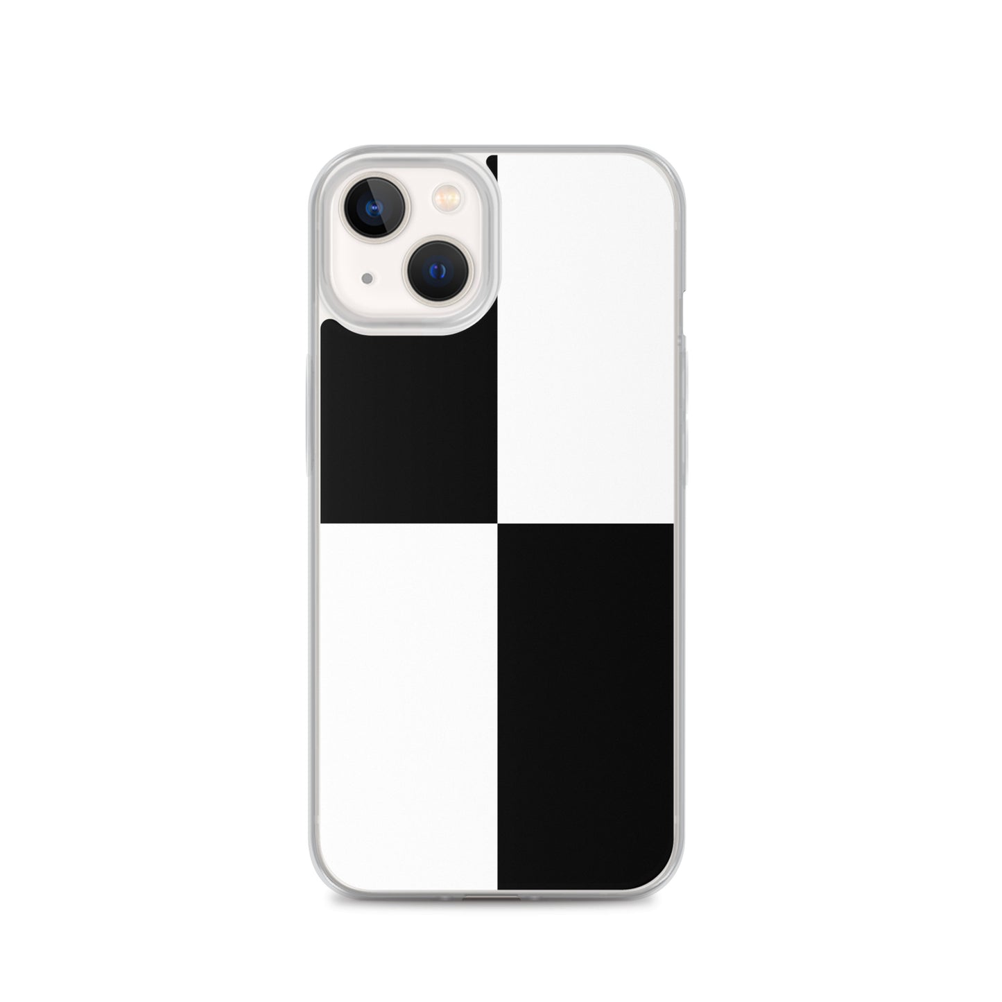 Checkered iPhone® Clear Case