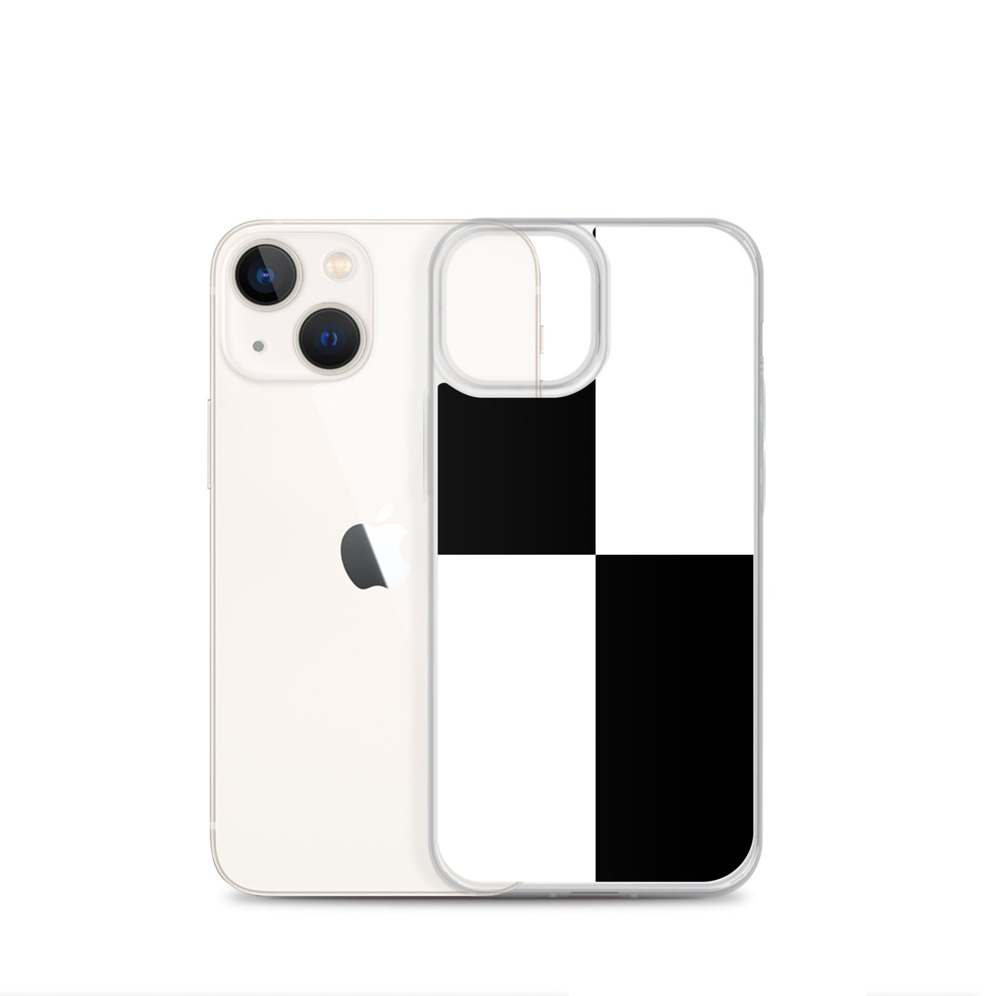 Checkered iPhone® Clear Case