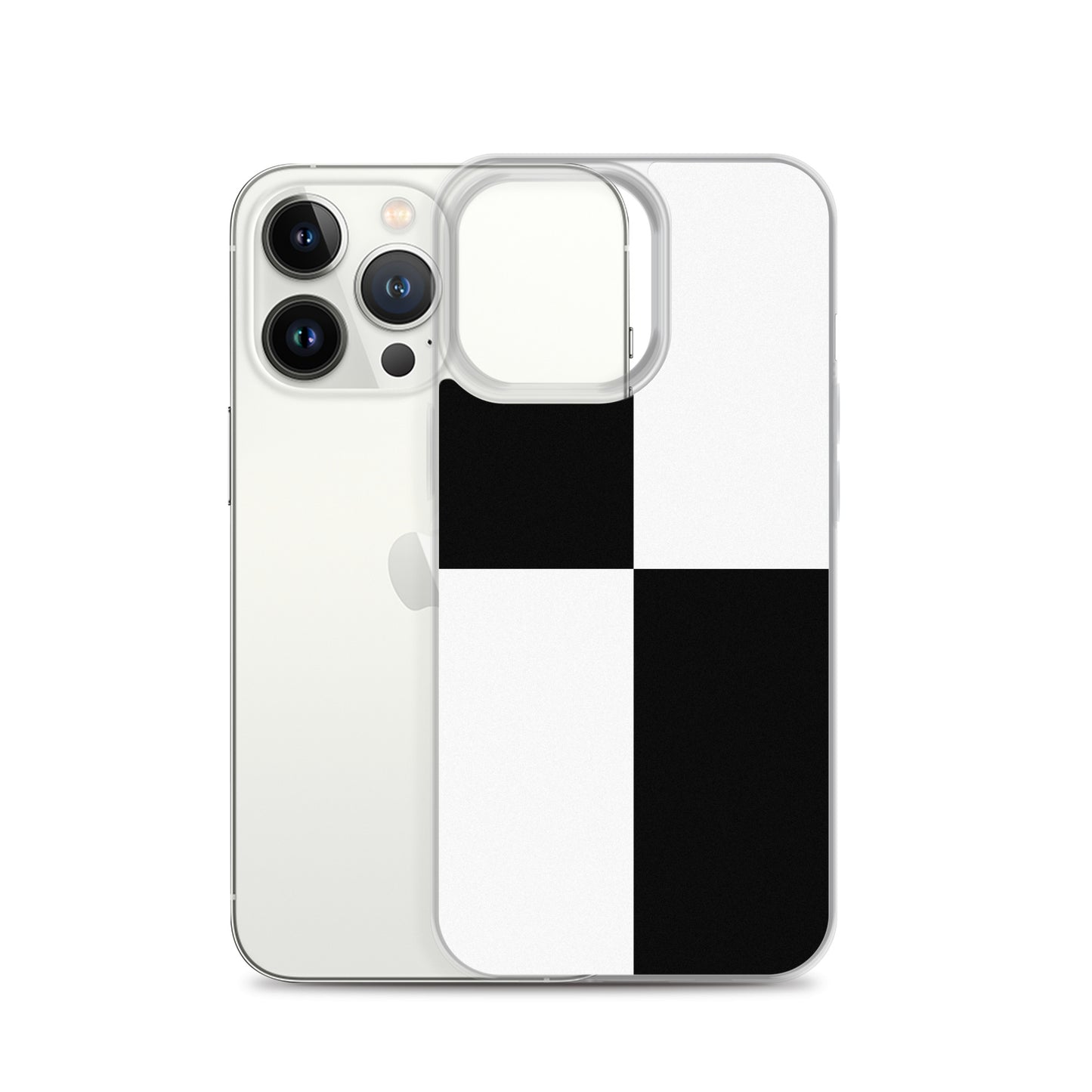 Checkered iPhone® Clear Case