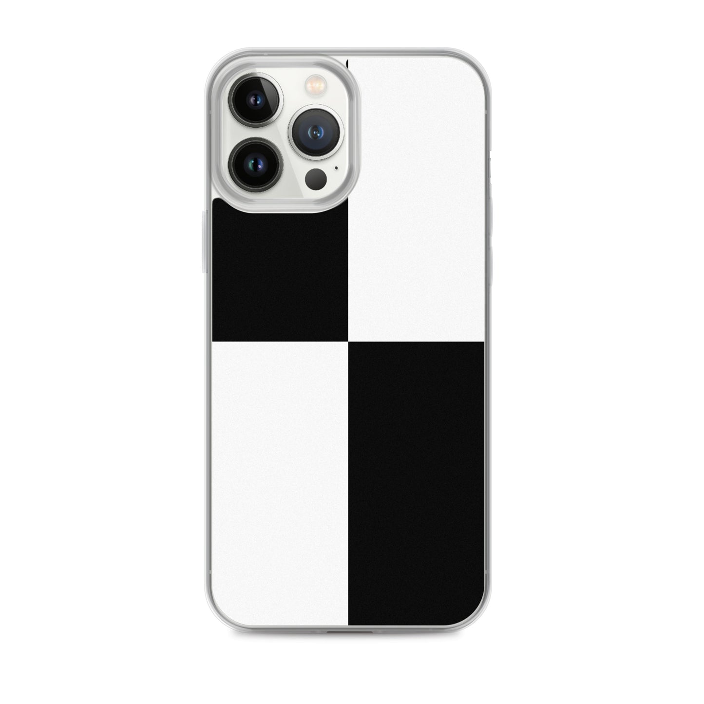 Checkered iPhone® Clear Case