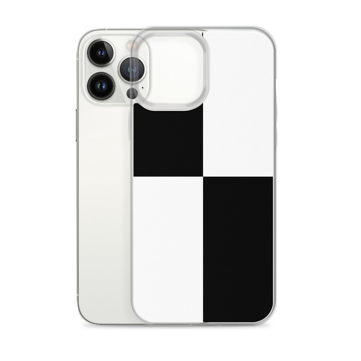 Checkered iPhone® Clear Case