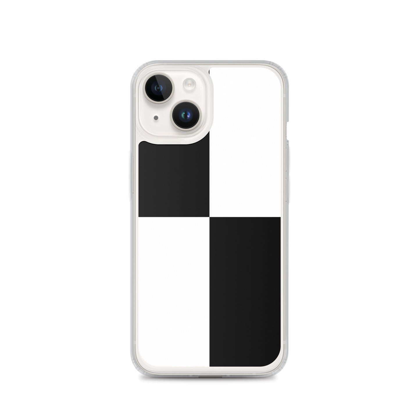 Checkered iPhone® Clear Case