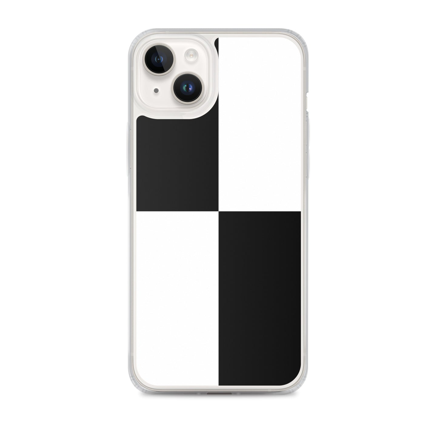 Checkered iPhone® Clear Case