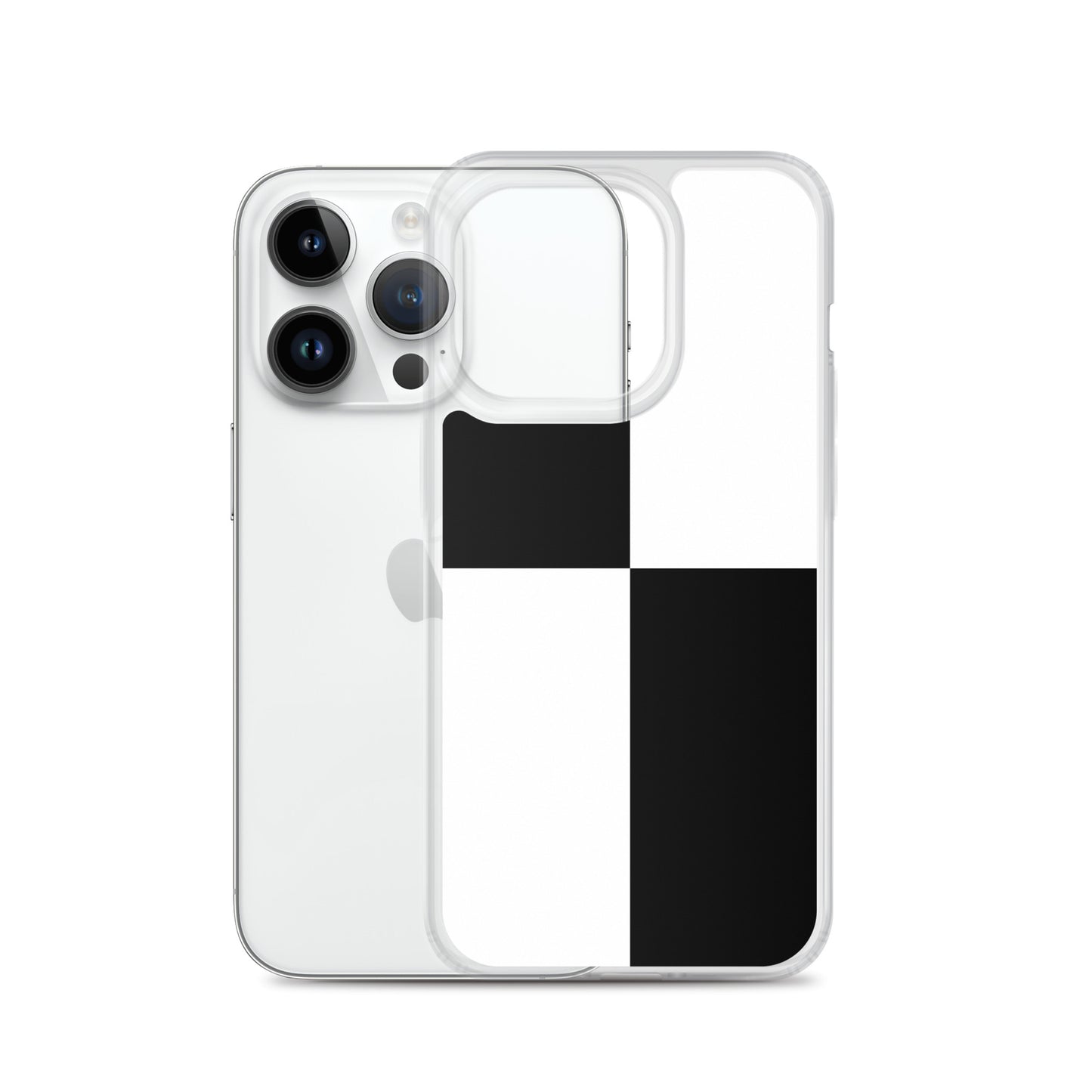 Checkered iPhone® Clear Case