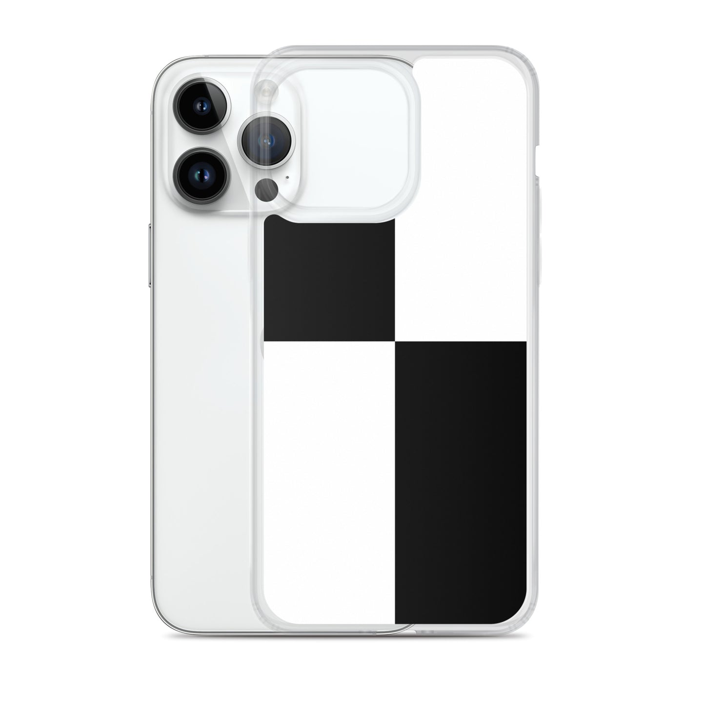 Checkered iPhone® Clear Case