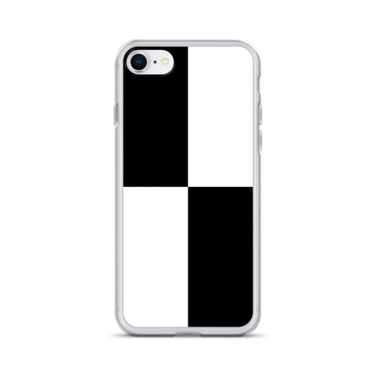 Checkered iPhone® Clear Case