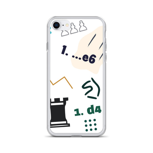 Graphic Chess iPhone® Clear Case