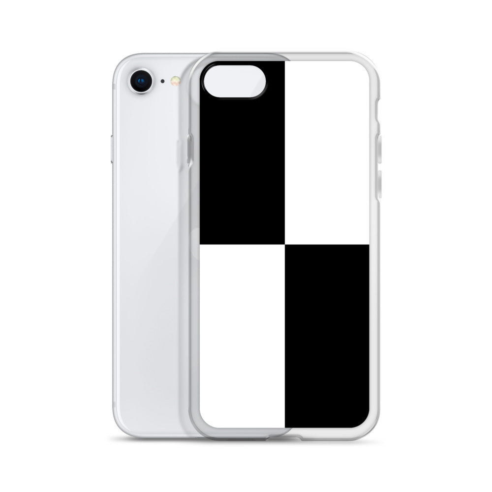 Checkered iPhone® Clear Case