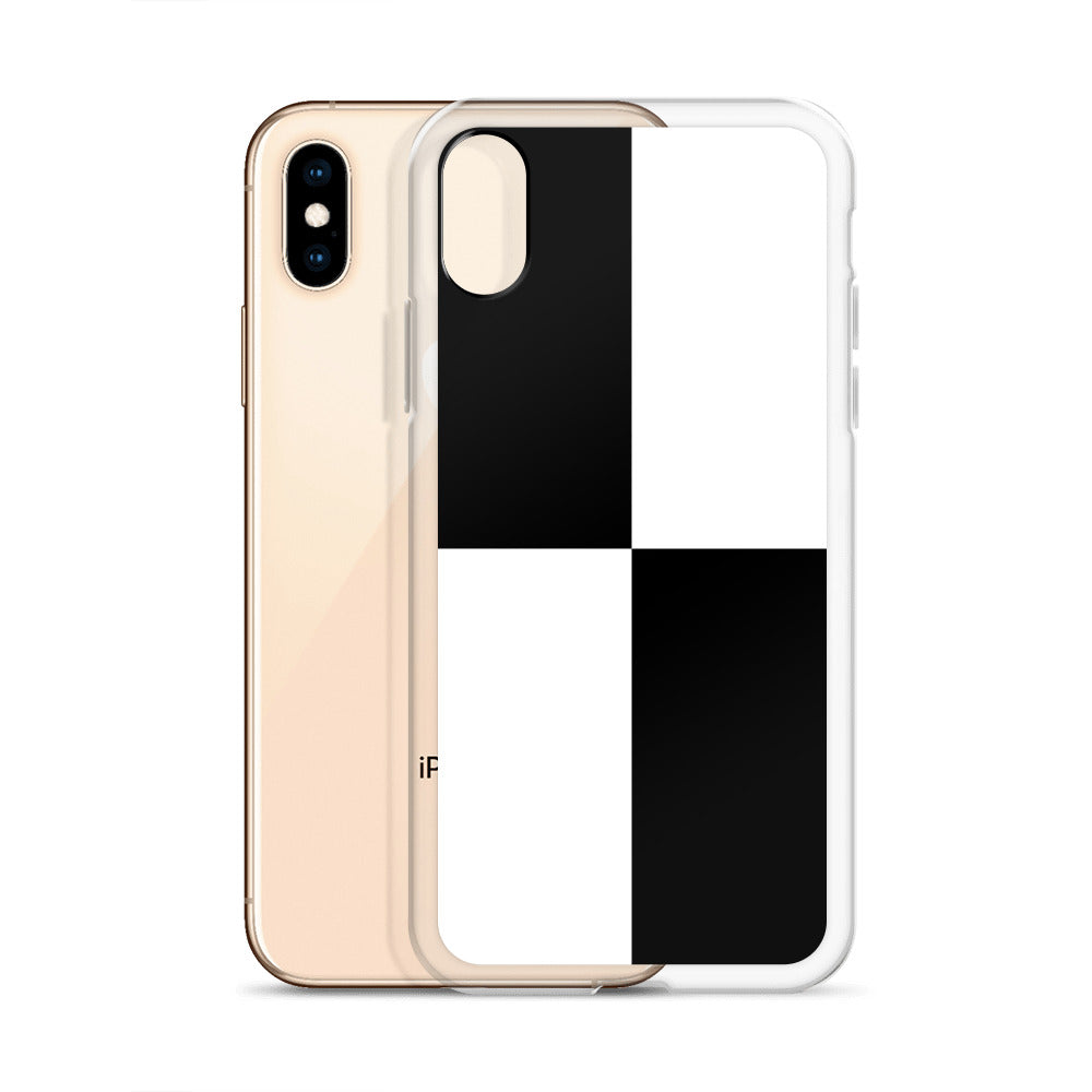 Checkered iPhone® Clear Case