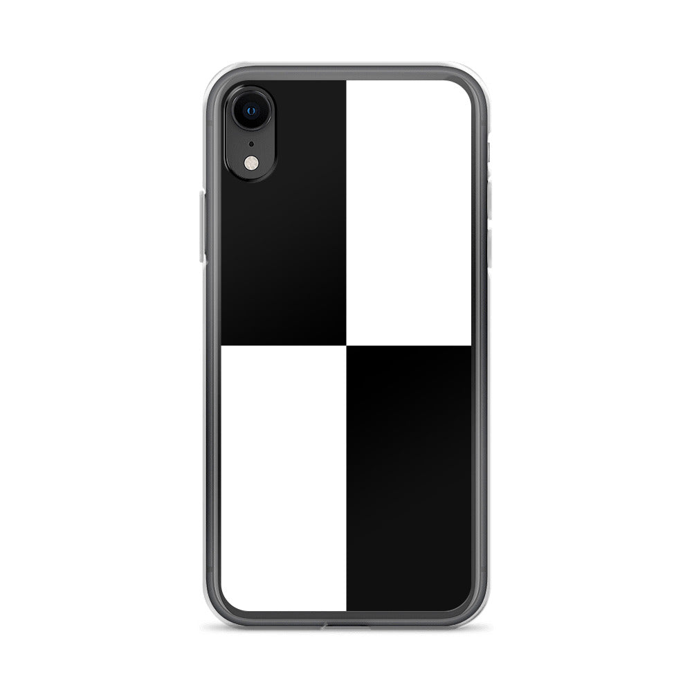 Checkered iPhone® Clear Case