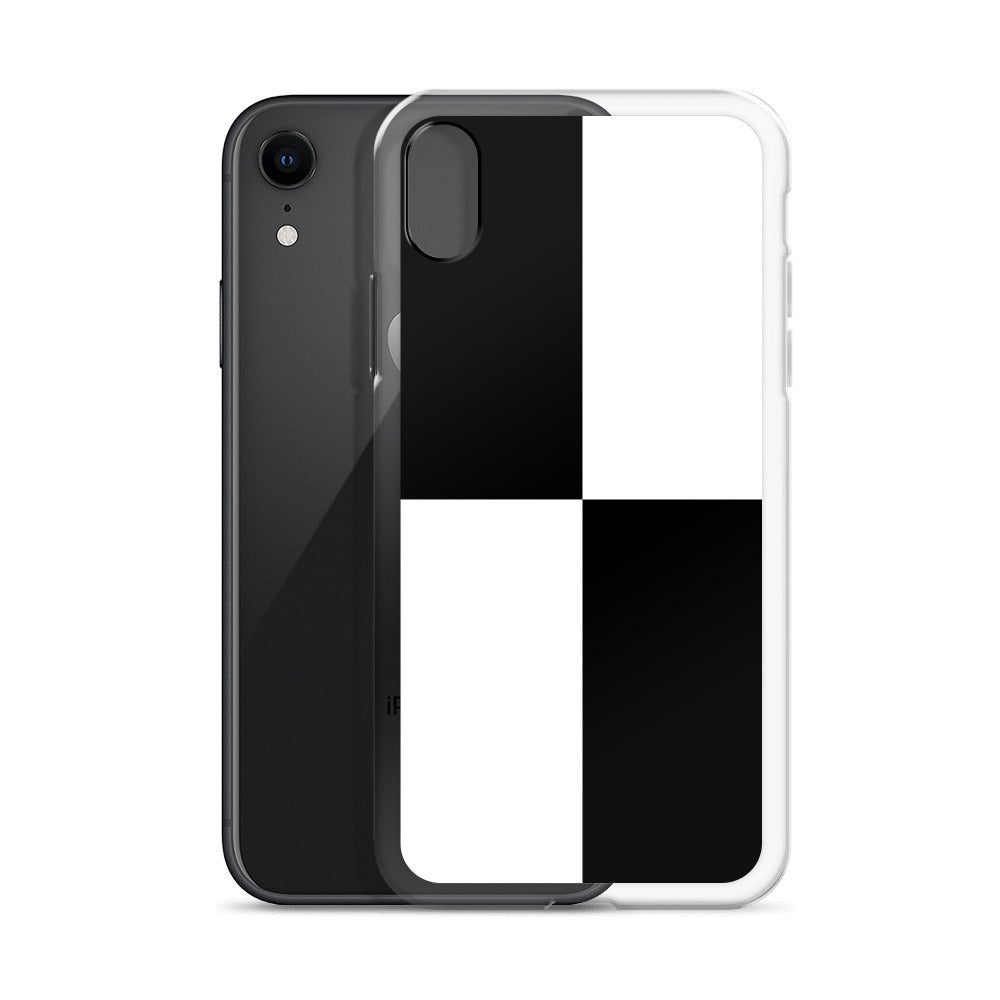 Checkered iPhone® Clear Case