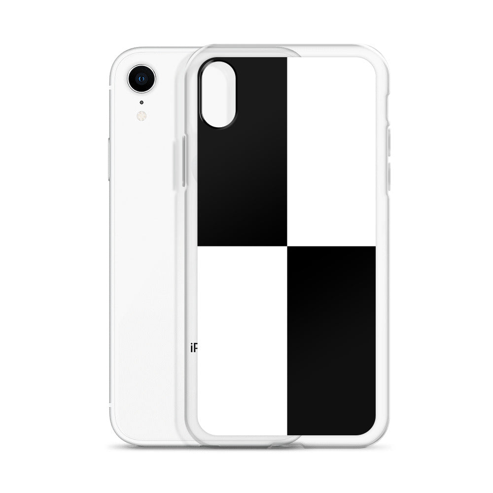 Checkered iPhone® Clear Case