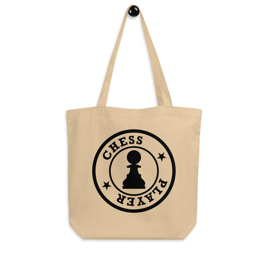 Chess Player Tote Bag Beige