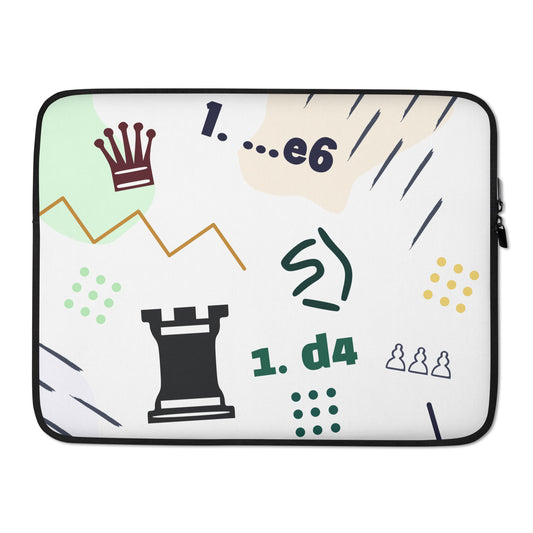 Graphic Chess Laptop Sleeve