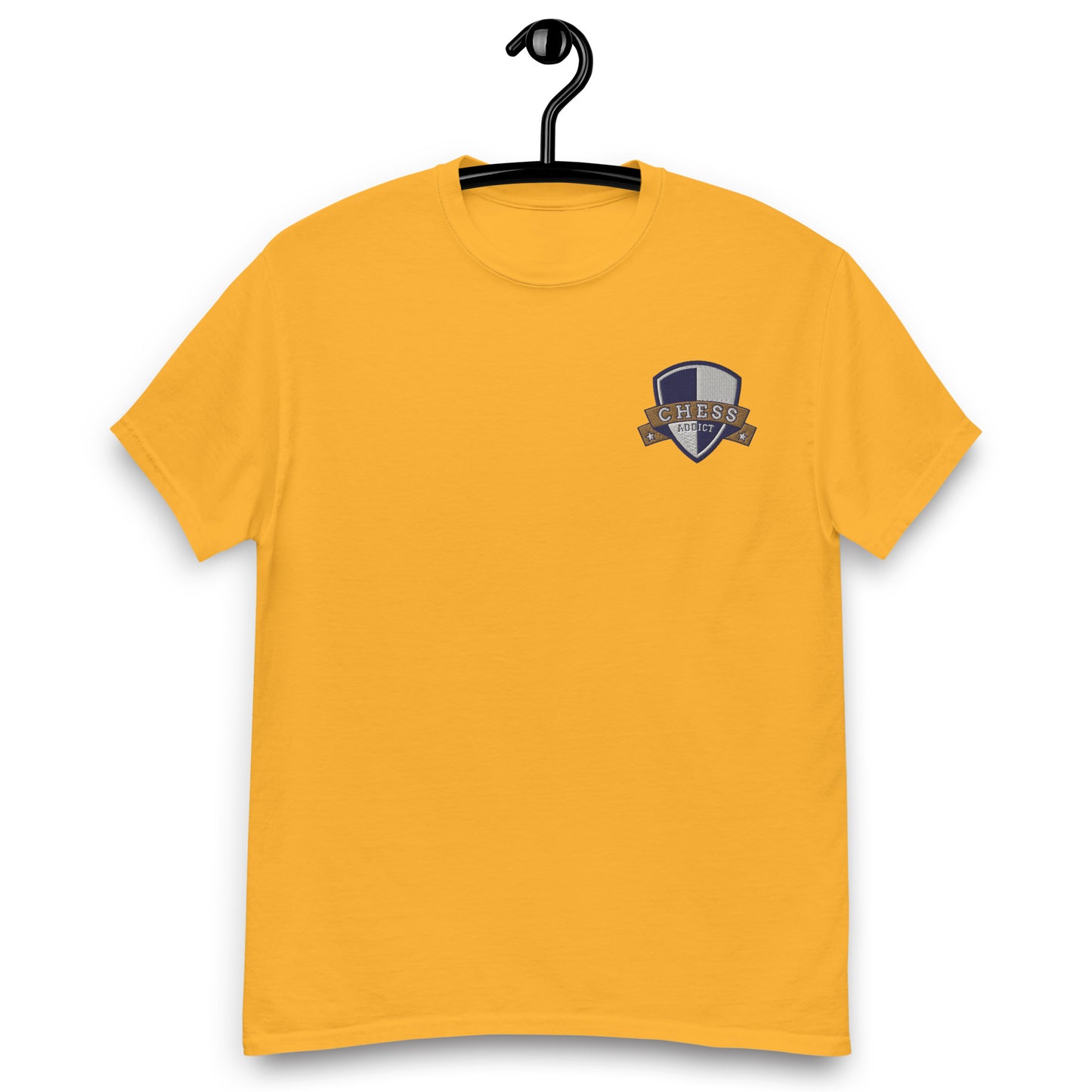 Chess Addict Classic Tee Yellow