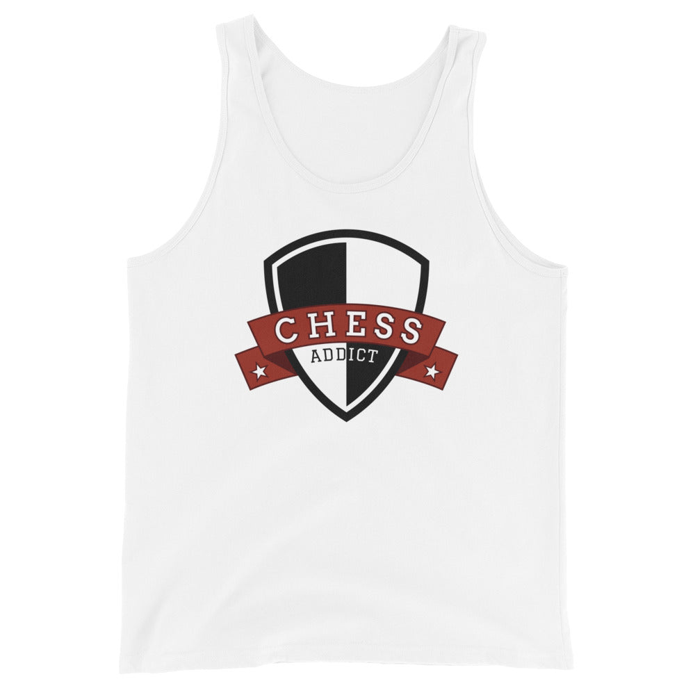 Chess Addict Staple Tank White