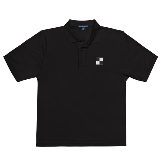 Four Squares Polo Shirt Black