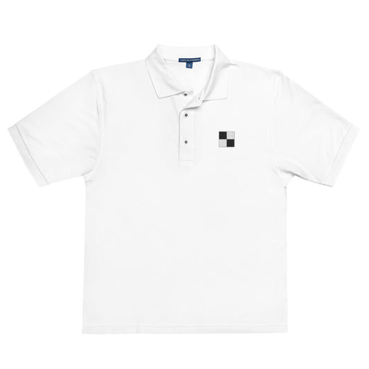 Four Squares Polo Shirt White