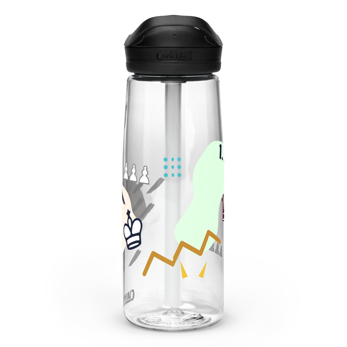 Chess Graphic Sports Bottle