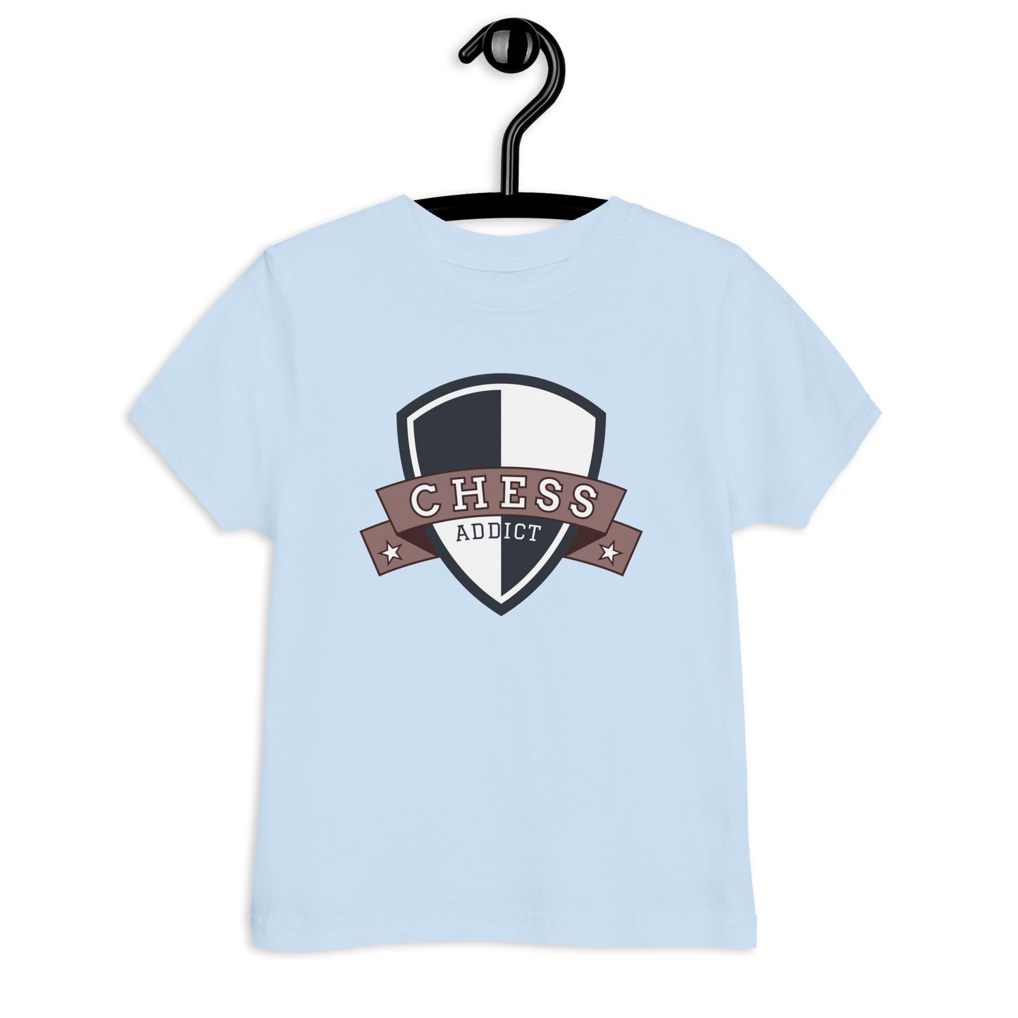 Chess Addict Kids Jersey Tee Light Blue