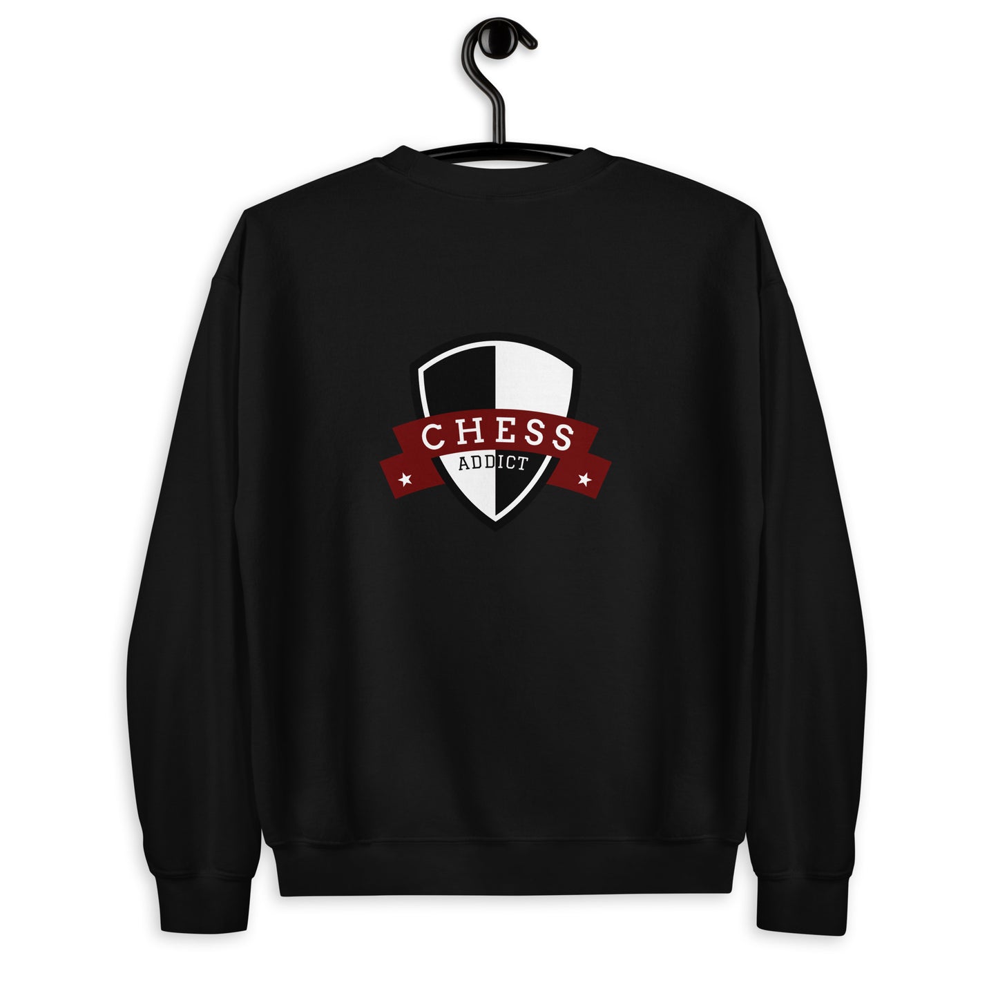 Chess Addict Crew Neck Sweatshirt Black