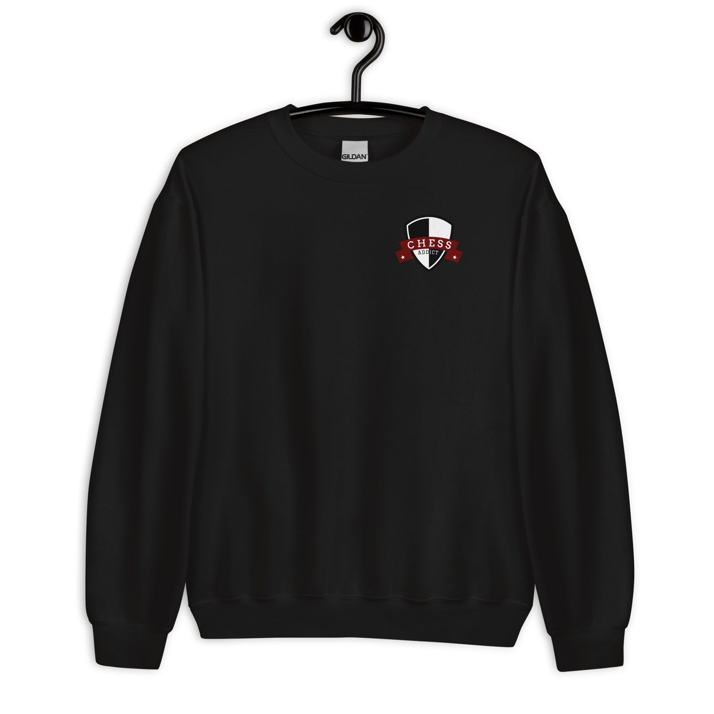 Chess Addict Crew Neck Sweatshirt Black