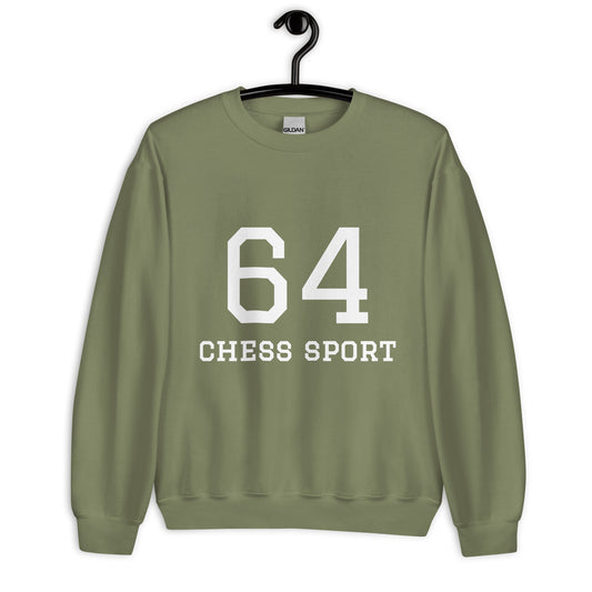 64 Chess Sport Classic Sweatshirt Military Green