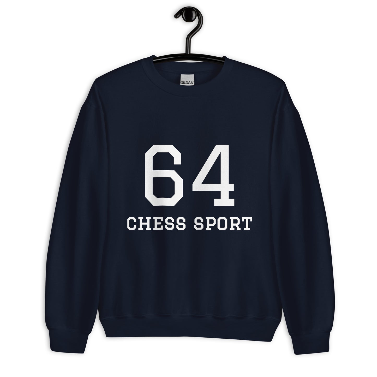 64 Chess Sport Classic Sweatshirt Navy Blue